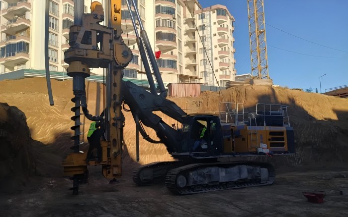 徐工旋挖鉆機在歐洲房建中 “火力全開”